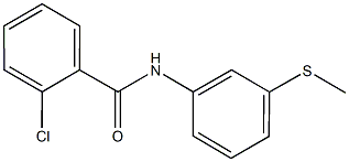 2-chloro-N-[3-(methylsulfanyl)phenyl]benzamide Structure