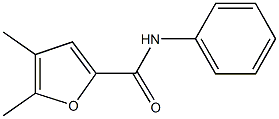 4,5-dimethyl-N-phenyl-2-furamide Structure