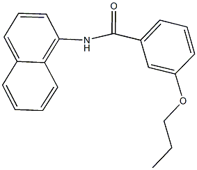 N-(1-naphthyl)-3-propoxybenzamide Structure