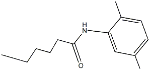 N-(2,5-dimethylphenyl)hexanamide 구조식 이미지