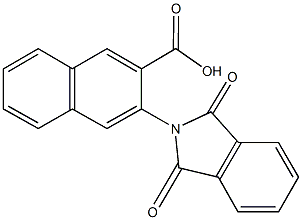 3-(1,3-dioxo-1,3-dihydro-2H-isoindol-2-yl)-2-naphthoic acid Structure