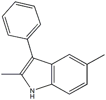 2,5-dimethyl-3-phenyl-1H-indole Structure