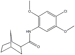 N-(4-chloro-2,5-dimethoxyphenyl)bicyclo[2.2.1]heptane-2-carboxamide Structure