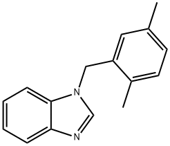 1-(2,5-dimethylbenzyl)-1H-benzimidazole Structure