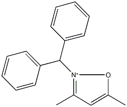 2-benzhydryl-3,5-dimethylisoxazol-2-ium 구조식 이미지