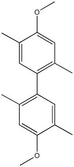 4,4'-dimethoxy-2,2',5,5'-tetramethyl-1,1'-biphenyl 구조식 이미지