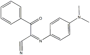 2-{[4-(dimethylamino)phenyl]imino}-3-oxo-3-phenylpropanenitrile 구조식 이미지