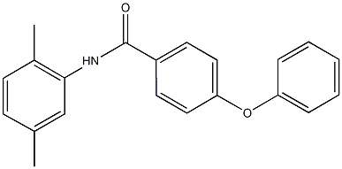 N-(2,5-dimethylphenyl)-4-phenoxybenzamide 구조식 이미지