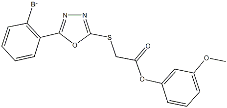 3-methoxyphenyl yl]-4-phenyl-4H-1,2,4-triazol-3-yl}sulfanyl)acetamide 구조식 이미지