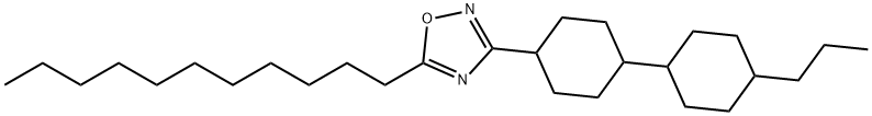 3-(1'-propyl-4,4'-bicyclohexan-1-yl)-5-undecyl-1,2,4-oxadiazole Structure