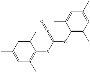 2-{[(mesitylsulfanyl)(sulfinyl)methyl]sulfanyl}-1,3,5-trimethylbenzene 구조식 이미지