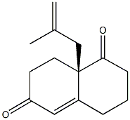 8a-(2-methyl-2-propenyl)-3,4,8,8a-tetrahydro-1,6(2H,7H)-naphthalenedione 구조식 이미지