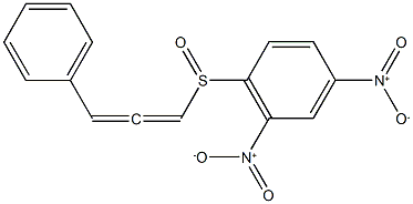 2,4-dinitrophenyl 3-phenyl-1,2-propadienyl sulfoxide Structure