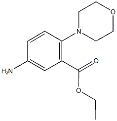 ethyl 5-amino-2-(4-morpholinyl)benzoate 구조식 이미지