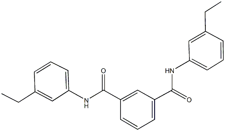 N~1~,N~3~-bis(3-ethylphenyl)isophthalamide 구조식 이미지