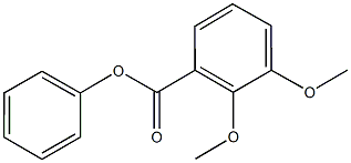 phenyl 2,3-dimethoxybenzoate 구조식 이미지