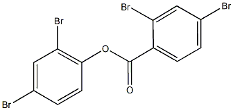 2,4-dibromophenyl 2,4-dibromobenzoate 구조식 이미지