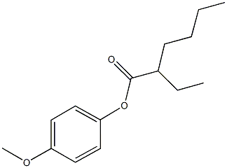 4-methoxyphenyl 2-ethylhexanoate 구조식 이미지