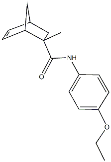 N-(4-ethoxyphenyl)-2-methylbicyclo[2.2.1]hept-5-ene-2-carboxamide Structure