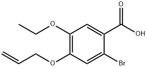 4-(allyloxy)-2-bromo-5-ethoxybenzoic acid Structure