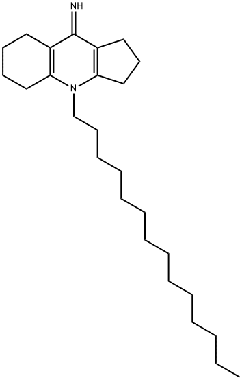 4-tetradecyl-1,2,3,4,5,6,7,8-octahydro-9H-cyclopenta[b]quinolin-9-imine Structure