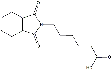 6-(1,3-dioxooctahydro-2H-isoindol-2-yl)hexanoic acid 구조식 이미지