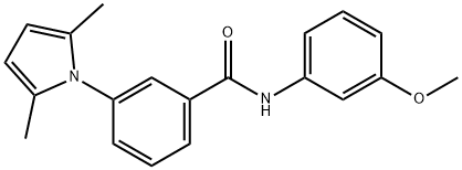 3-(2,5-dimethyl-1H-pyrrol-1-yl)-N-(3-methoxyphenyl)benzamide Structure