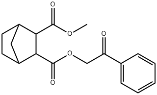 2-methyl 3-(2-oxo-2-phenylethyl) bicyclo[2.2.1]heptane-2,3-dicarboxylate 구조식 이미지