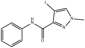 4-iodo-1-methyl-N-phenyl-1H-pyrazole-3-carboxamide 구조식 이미지