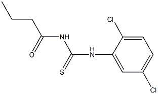 N-butyryl-N'-(2,5-dichlorophenyl)thiourea 구조식 이미지