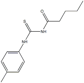 N-(4-methylphenyl)-N'-pentanoylthiourea 구조식 이미지