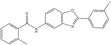 N-[2-(3-iodophenyl)-1,3-benzoxazol-5-yl]-2-methylbenzamide Structure