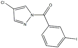 4-chloro-1-(3-iodobenzoyl)-1H-pyrazole Structure