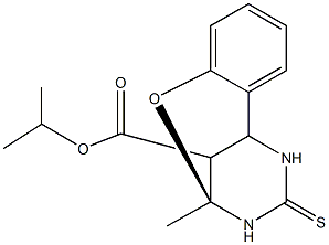 isopropyl (9S)-9-methyl-11-thioxo-8-oxa-10,12-diazatricyclo[7.3.1.0~2,7~]trideca-2,4,6-triene-13-carboxylate 구조식 이미지