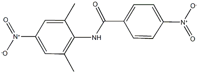 4-nitro-N-{4-nitro-2,6-dimethylphenyl}benzamide 구조식 이미지