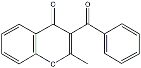 3-benzoyl-2-methyl-4H-chromen-4-one Structure