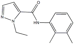 N-(2,3-dimethylphenyl)-1-ethyl-1H-pyrazole-5-carboxamide 구조식 이미지