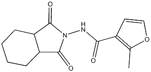 N-(1,3-dioxooctahydro-2H-isoindol-2-yl)-2-methyl-3-furamide Structure