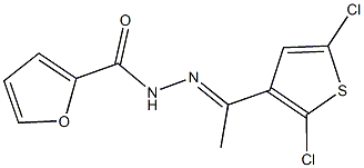 N'-[1-(2,5-dichloro-3-thienyl)ethylidene]-2-furohydrazide Structure