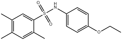 N-(4-ethoxyphenyl)-2,4,5-trimethylbenzenesulfonamide 구조식 이미지