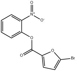 2-nitrophenyl 5-bromo-2-furoate 구조식 이미지