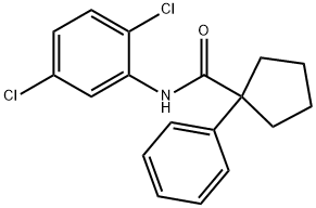 N-(2,5-dichlorophenyl)-1-phenylcyclopentanecarboxamide Structure