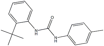 N-(2-tert-butylphenyl)-N'-(4-methylphenyl)urea Structure