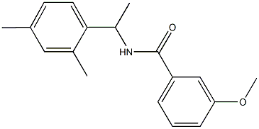 N-[1-(2,4-dimethylphenyl)ethyl]-3-methoxybenzamide Structure