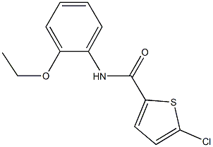 5-chloro-N-(2-ethoxyphenyl)-2-thiophenecarboxamide Structure