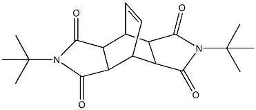 4,10-ditert-butyl-4,10-diazatetracyclo[5.5.2.0~2,6~.0~8,12~]tetradec-13-ene-3,5,9,11-tetrone Structure