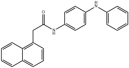 N-(4-anilinophenyl)-2-(1-naphthyl)acetamide Structure