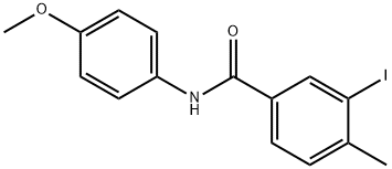 3-iodo-N-(4-methoxyphenyl)-4-methylbenzamide 구조식 이미지