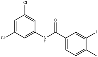 N-(3,5-dichlorophenyl)-3-iodo-4-methylbenzamide 구조식 이미지