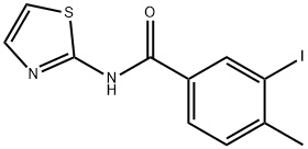 3-iodo-4-methyl-N-(1,3-thiazol-2-yl)benzamide Structure